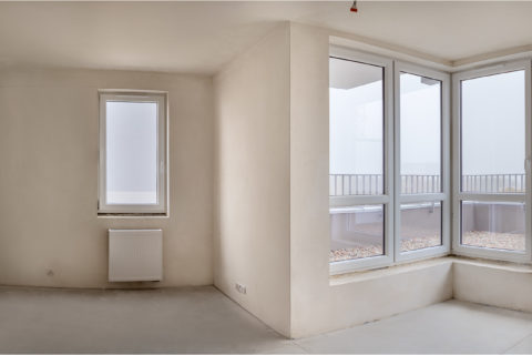 okna w Comfort City Rubin stan deweloperski mieszkania