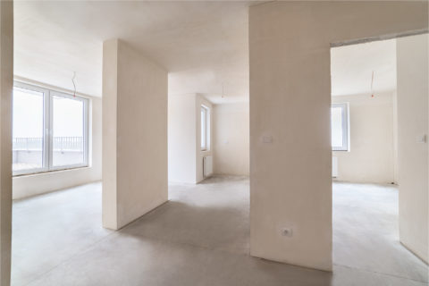 przykładowe mieszkanie w stanie deweloperskim Comfort City Rubin