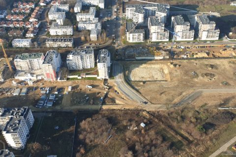 Comfort City Białołeka z lotu ptaka listopad 2019