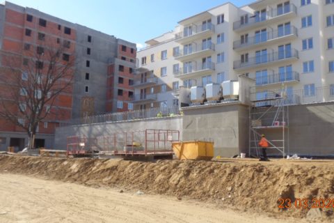 Comfort City Ametyst zdjęcia z budowy 23 marca 2020