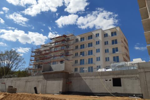 Comfort City Ametyst_stan prac budowlanych_27 kwiecień 2020