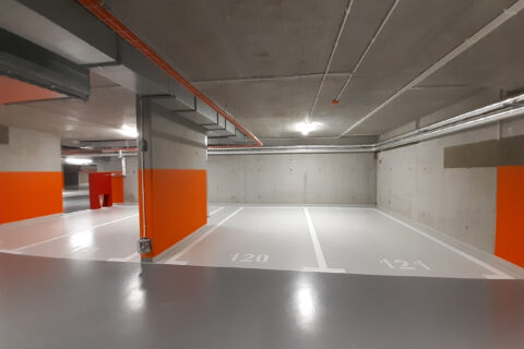 garaż podziemny Comfort City Bursztyn lipiec 2020