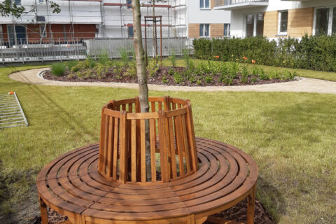 ławka na patio Comfort City Bursztyn lipiec 2020