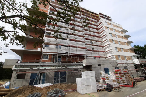 Comfort City Ametyst elewacja lipiec 2020