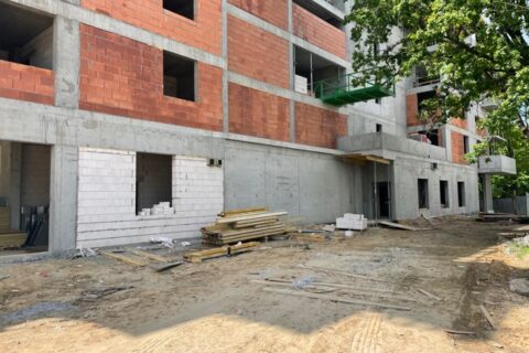 Comfort City Perła zaawansowanie prac budowlanych maj 2021