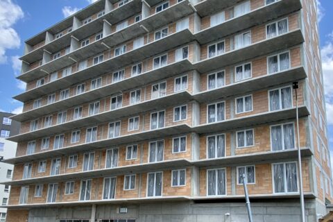 Zaawansowanie prac budowlanych Comfort City Agat kwiecień 2023