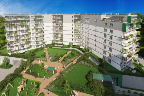 Comfort City Szmaragd widok na patio